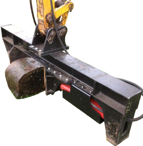 log splitter for mini excavator|mini excavator log splitter attachment.